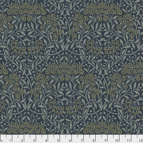 One Shower Curtain "Michaelmas Daisy - Ink" William Morris FreeSpirit Fabrics