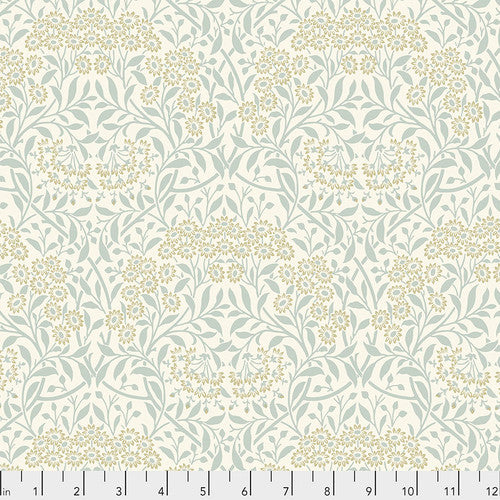 One Shower Curtain "Michaelmas Daisy - Ivory" William Morris FreeSpirit Fabrics