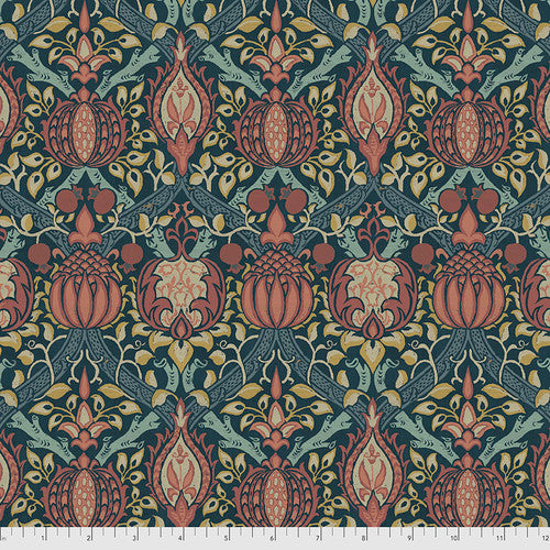 One Shower Curtain "Granada - Indigo" William Morris FreeSpirit Fabrics