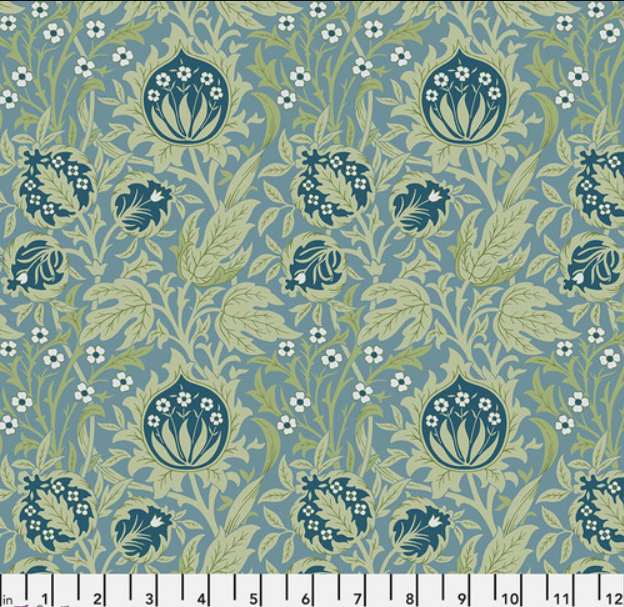 Table Linens "Emery Walker's House - Elmcote - Dearle Blue"