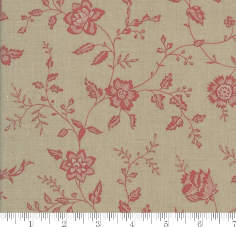 Roman Shade - Made with "Rouenneries Trois - Etonnante Florals Toile Roche" fabric