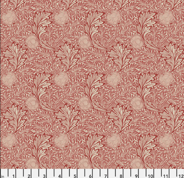 Roman Shade - Made with "William Morris - Bexleyheath - Apple Berry" fabric