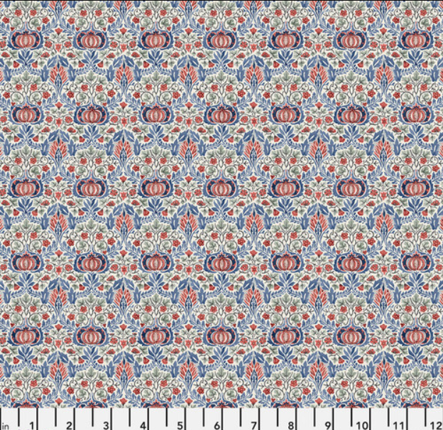 Roman Shade - Made with "William Morris - Bexleyheath - Little Chintz - Multi" fabric