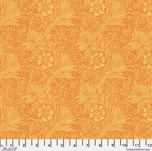 One Curtain Panel "Marigold - Sunshine Buttermere" William Morris Fabric. Custom Handmade to Order Window Treatments.